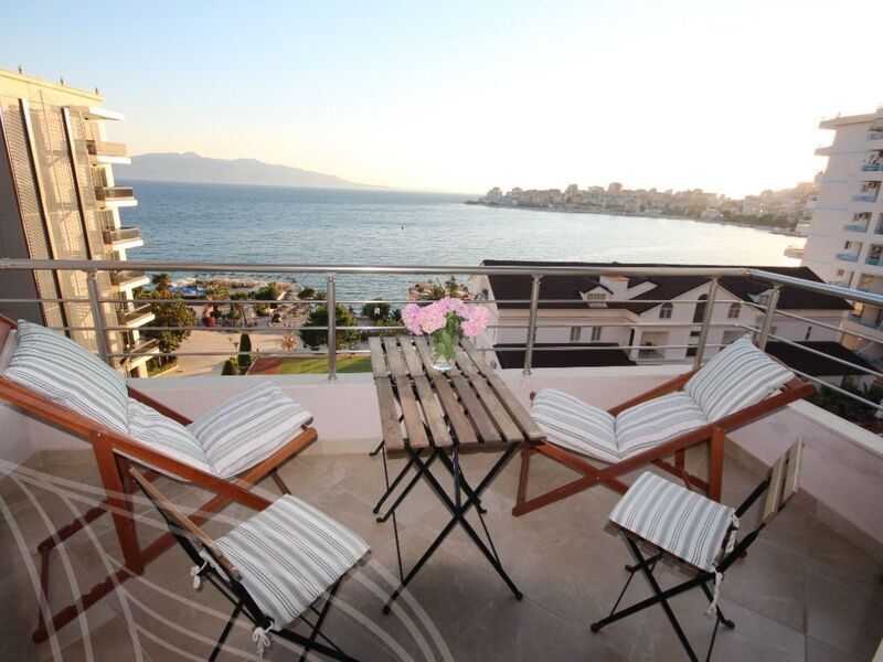 Nádherný apartmán 2+kk s výhledem na moře, o rozloze 89 m2, Saranda, Albánie