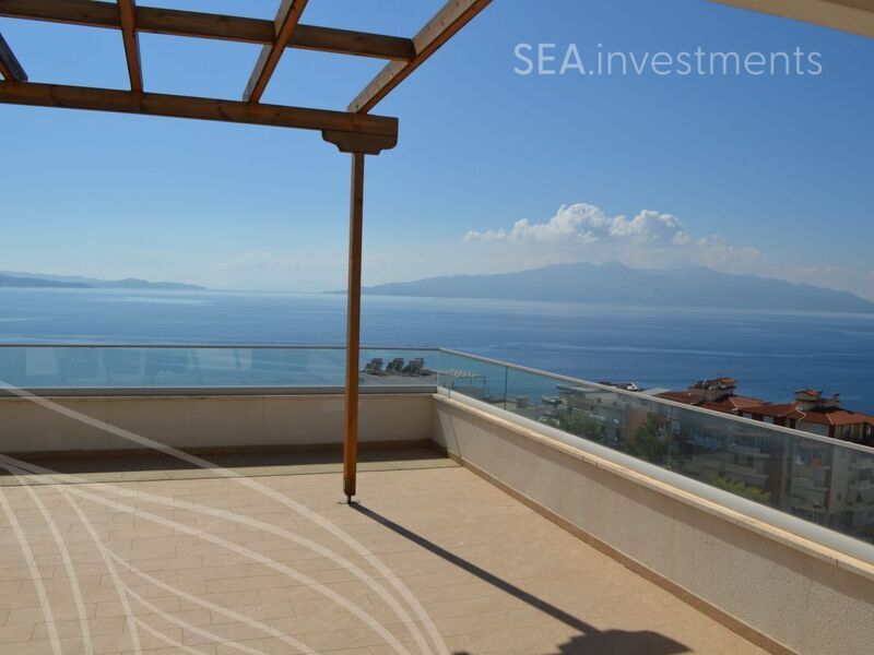 Apartmán 3+kk, o rozloze 169 m2, s výhledem na moře, Saranda, Albánie