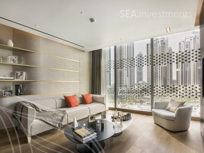 Nádherný apartmán 2+kk, o rozloze 85 m2, s výhledem na moře, Dubaj, Spojené arabské emiráty